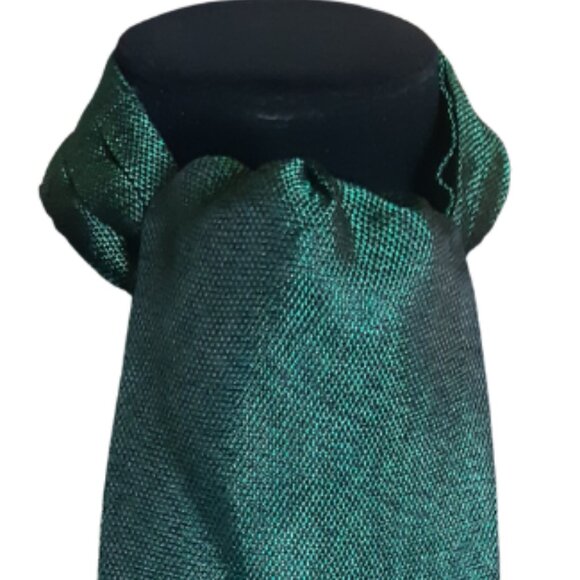 Rare Vintage Green Ascot by Marcel Audre Distinctive Clothing - Picture 1 of 12